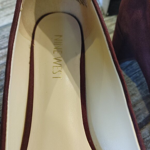 Nine West Women's Shoes 'Olencia' size 7.5 - suede - Picture 8 of 16